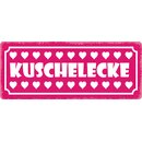 Schild Spruch "Kuschel Ecke" 27 x 10 cm...