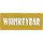 Schild Spruch "Whiskeybar" 27 x 10 cm Blechschild