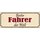 Schild Spruch "Bester Fahrer der Welt" 27 x 10 cm Blechschild