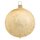 Thüringer Glasdesign Weihnachtskugeln Gold mit Eislack, 4 Stück/Set, ca. 6 cm