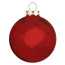 Thüringer Glasdesign Weihnachtskugeln Rot, 12 Stück/Set, ca. 4 cm