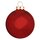 Thüringer Glasdesign Weihnachtskugeln Rot, 12 Stück/Set, ca. 4 cm