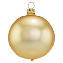 Thüringer Glasdesign Weihnachtskugeln Gold, 3...