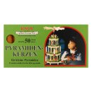 Knox Pyramidenkerzen natur, Größe: ca. 14 x 70 mm 50 Stück/Pack