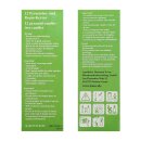 Knox Pyramidenkerzen natur, Größe: ca. 17 x 100 mm 12 Stück/Pack