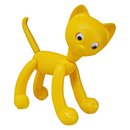 Katze Minka gelb mit Wackelaugen