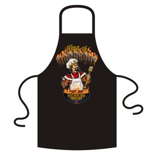 Grillschürze King of Barbeque Schwarz