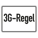 Hinweisschild Verhaltensregeln "3G-Regel",...