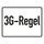 Hinweisschild Verhaltensregeln "3G-Regel", Folie, 200 x 150 mm, Einzeletikett