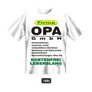 T-Shirt mit Motiv/Spruch Opa GmbH Größe L