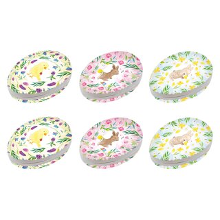 6er Set Bilderostereier Eier zum Befüllen Motiv "Frühlingsmomente 2" 15 cm