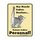 Blechschild mit Motiv/Spruch "Katzen Personal"