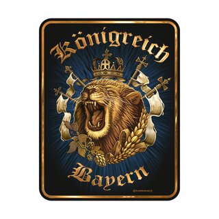 Blechschild mit Motiv/Spruch "Königreich"