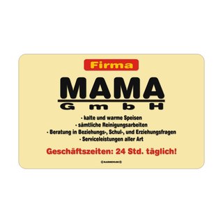 Schneidebrett mit Druckmotiv "Firma Mama GmbH"