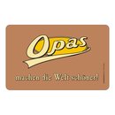 Schneidebrett mit Druckmotiv "Opas machen Welt...