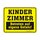 Blechschild mit Motiv/Spruch "Kinderzimmer betreten..."