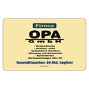 Schneidebrett mit Druckmotiv "Firma Opa GmbH"