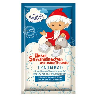 Dresdner Essenz Pflegebad Sandmännchen Lavendel-Blaubeer-Duft 60 g