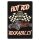Blechschild "Hot Rod Rockabilly" 30 x 40 cm Dekoschild Rallye