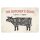 Blechschild "Cuts of Beef" 40 x 30 cm Dekoschild Rindfleisch