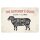 Blechschild "Cuts of Lamb" 40 x 30 cm Dekoschild Lamm