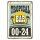 Blechschild "Tropical Bar 00 - 24 h - grün" 30 x 40 cm Dekoschild Exotic Bar