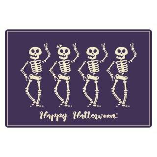 Blechschild "Happy Halloween" 40 x 30 cm Dekoschild Geisternacht