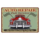 Blechschild "Auto Repair Full Service Open...