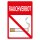 Blechschild "Rauchverbot - rot" 30 x 40 cm Dekoschild Rauchen verboten