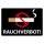 Blechschild "Rauchverbot" 40 x 30 cm Dekoschild Rauchen verboten