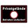 Blechschild "Privatgelände Betreten Verboten" 40 x 30 cm Dekoschild Privatbesitz