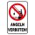 Blechschild "Verbotszeichen Angeln verboten" 30 x 40 cm Dekoschild Angelverbot