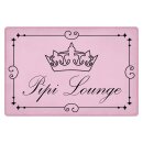 Blechschild "Pipi Lounge Toilette" 40 x 30 cm...