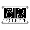 Blechschild "WC Piktogramm Toilette" 40 x 30 cm...