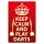 Blechschild "Keep Calm and play Darts" 30 x 40 cm Dekoschild Ruhe bewahren