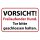 Blechschild "Vorsicht Freilaufender Hund" 40 x 30 cm Dekoschild Achtung Hund