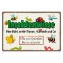 Blechschild "Insektenwiese Bienen Hummeln Co"...