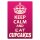 Blechschild "Keep Calm and eat Cupcakes" 30 x 40 cm Dekoschild Weisheiten