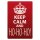 Blechschild "Keep Calm and Ho Ho Ho" 30 x 40 cm Dekoschild Lebensweisheit