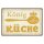 Blechschild "König der Küche" 40 x 30 cm Dekoschild Küchenspruch