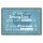 Blechschild "If you can imagine can create it" 40 x 30 cm Dekoschild Sinnspruch