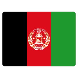 Blechschild "Flagge Afghanistan" 40 x 30 cm Dekoschild Fahnen