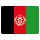 Blechschild "Flagge Afghanistan" 40 x 30 cm...
