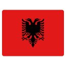 Blechschild "Flagge Albanien" 40 x 30 cm...