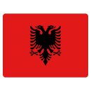 Blechschild "Flagge Albanien" 40 x 30 cm...
