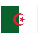 Blechschild "Flagge Algerien" 40 x 30 cm...
