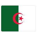 Blechschild "Flagge Algerien" 40 x 30 cm...