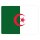 Blechschild "Flagge Algerien" 40 x 30 cm Dekoschild Länderfahnen