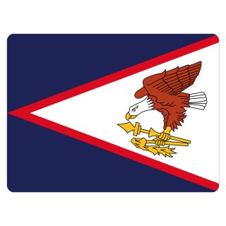 Blechschild "Flagge Amerikanisch-Samoa" 40 x 30 cm Dekoschild Fahnen