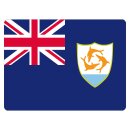 Blechschild "Flagge Anguilla" 40 x 30 cm...